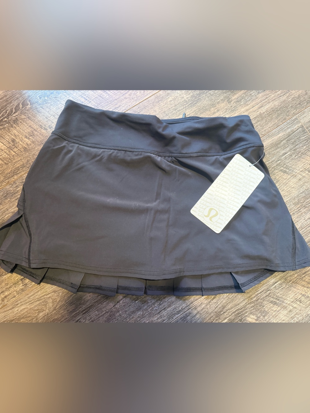 lululemon athletica Black Athletic Skort with Built-In Shorts